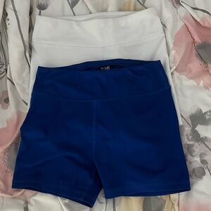 Blue and white spandex! Two pack and great condition!